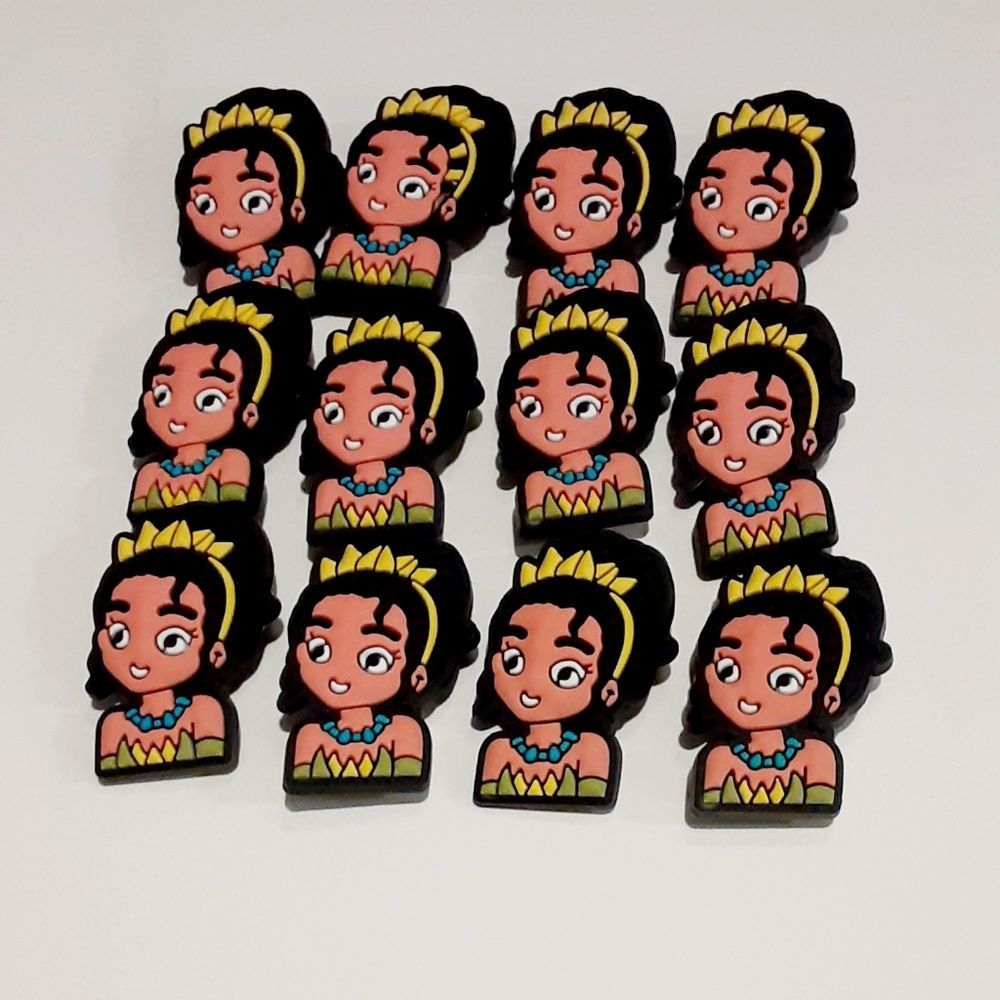 DISNEY PRINCESS TIANA CROCS CHARMS 4 FOR $7 - Picture 2 of 2